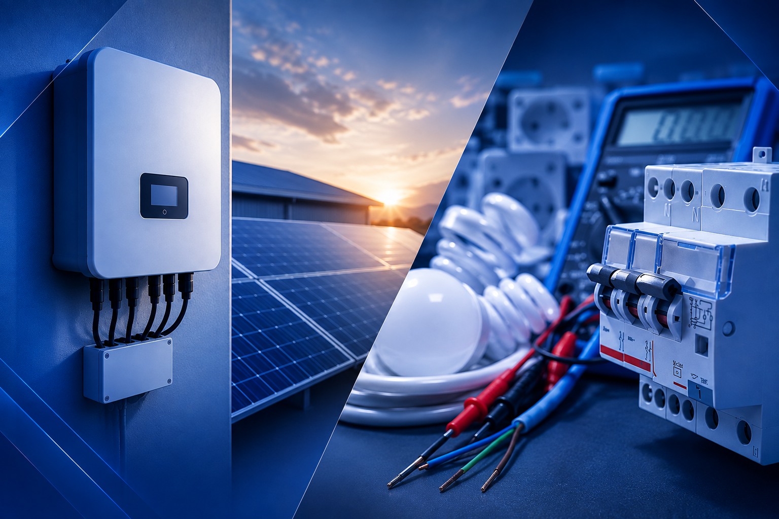 Soluciones de electricidad, energía solar y respaldo